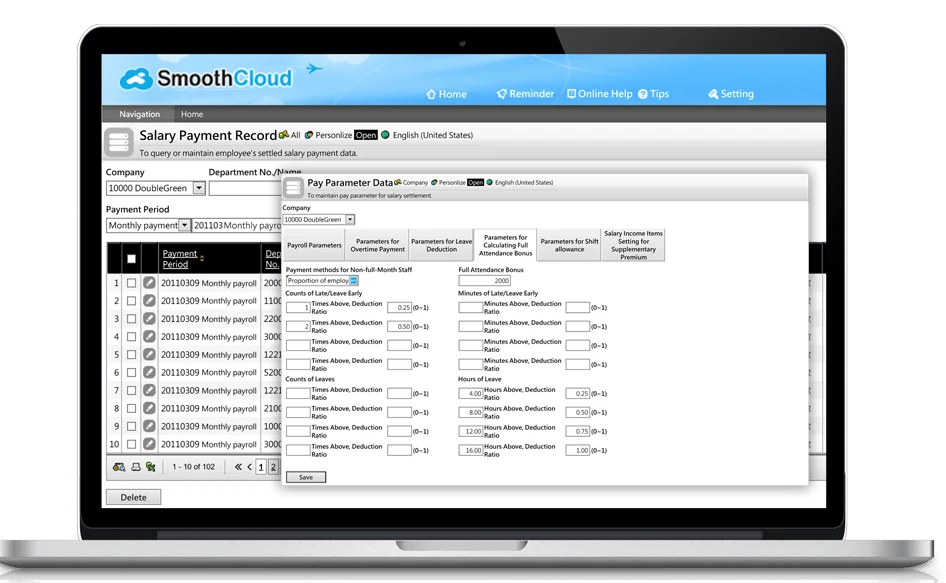 Payroll Feature Options