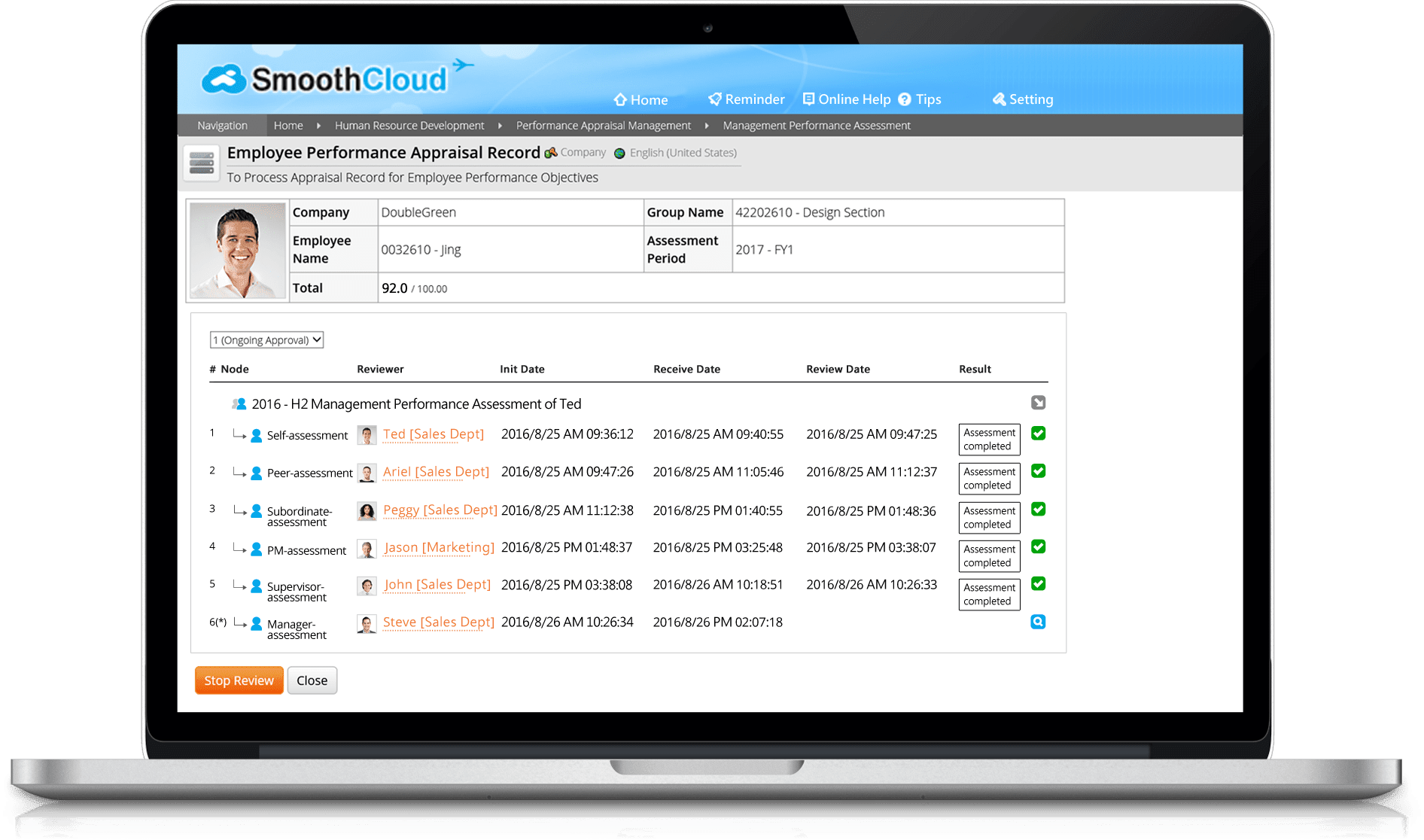Performance Feature Feedback